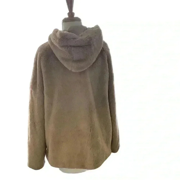 Style & Co, Light Brown Teddy Bear Jacket Size Small/ Medium Super Soft No Flaws - Picture 6 of 10